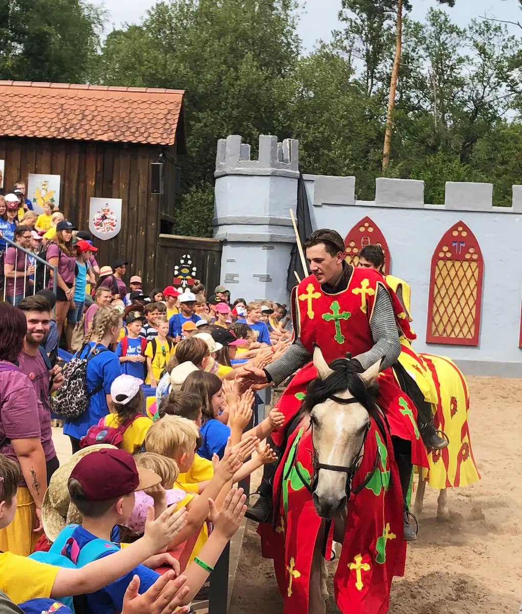 Ritterturnier auf dem Turnierplatz