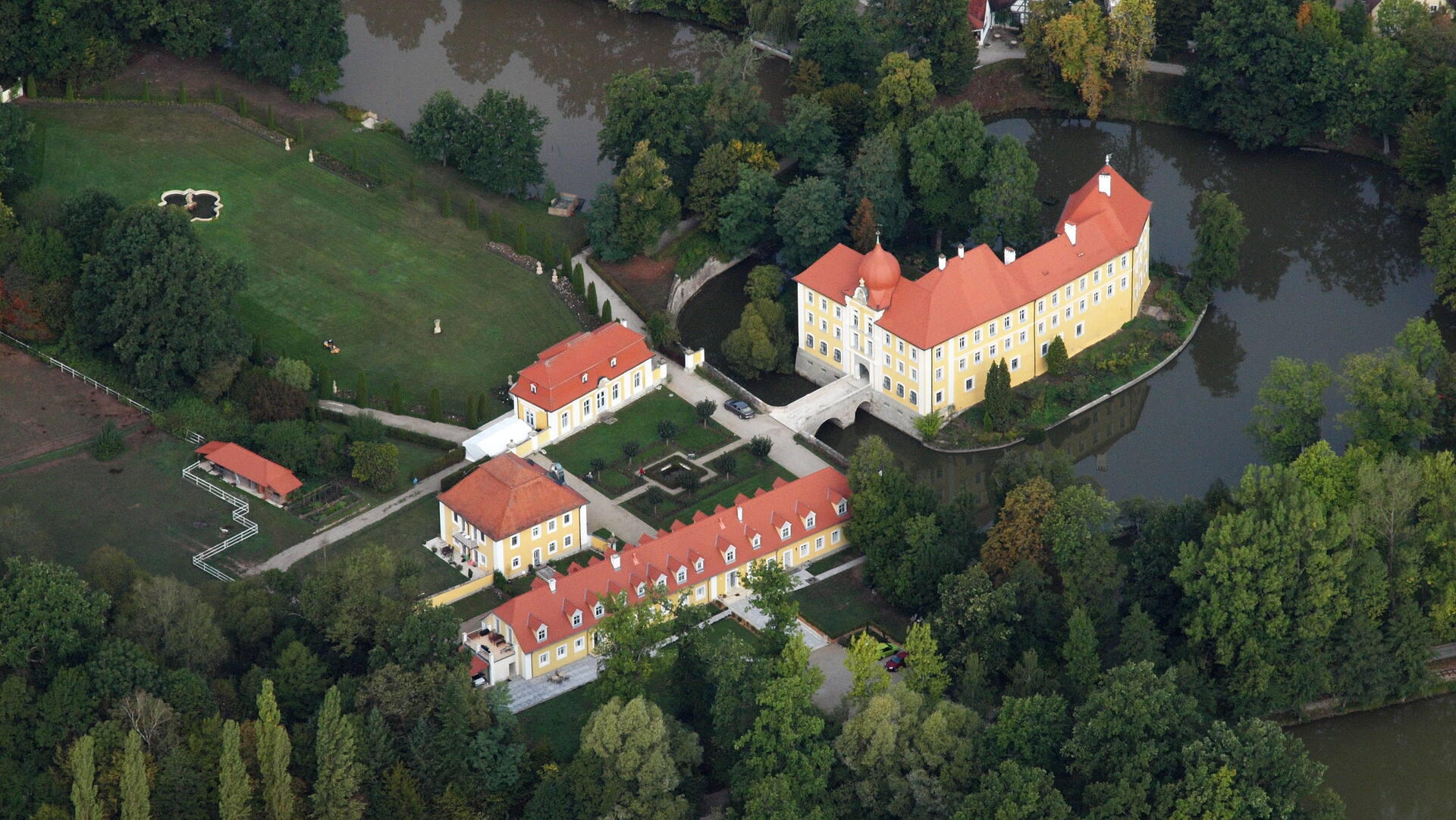 Schloss Thurn Luftaufnahme
